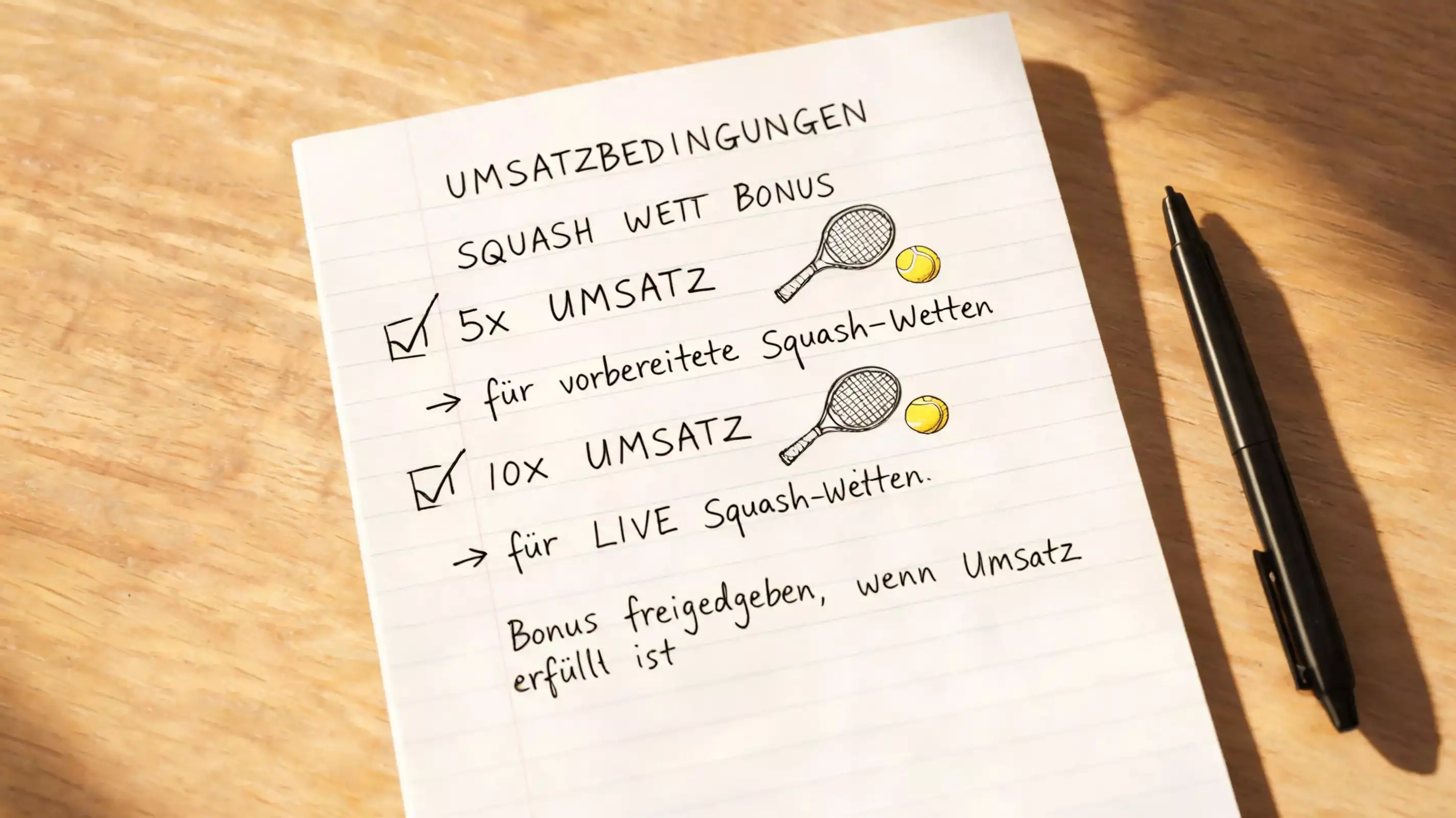 Betano Squash Willkommensbonus – Umsatzbedingungen und Bonusnutzung für Squash-Wetten erklärt