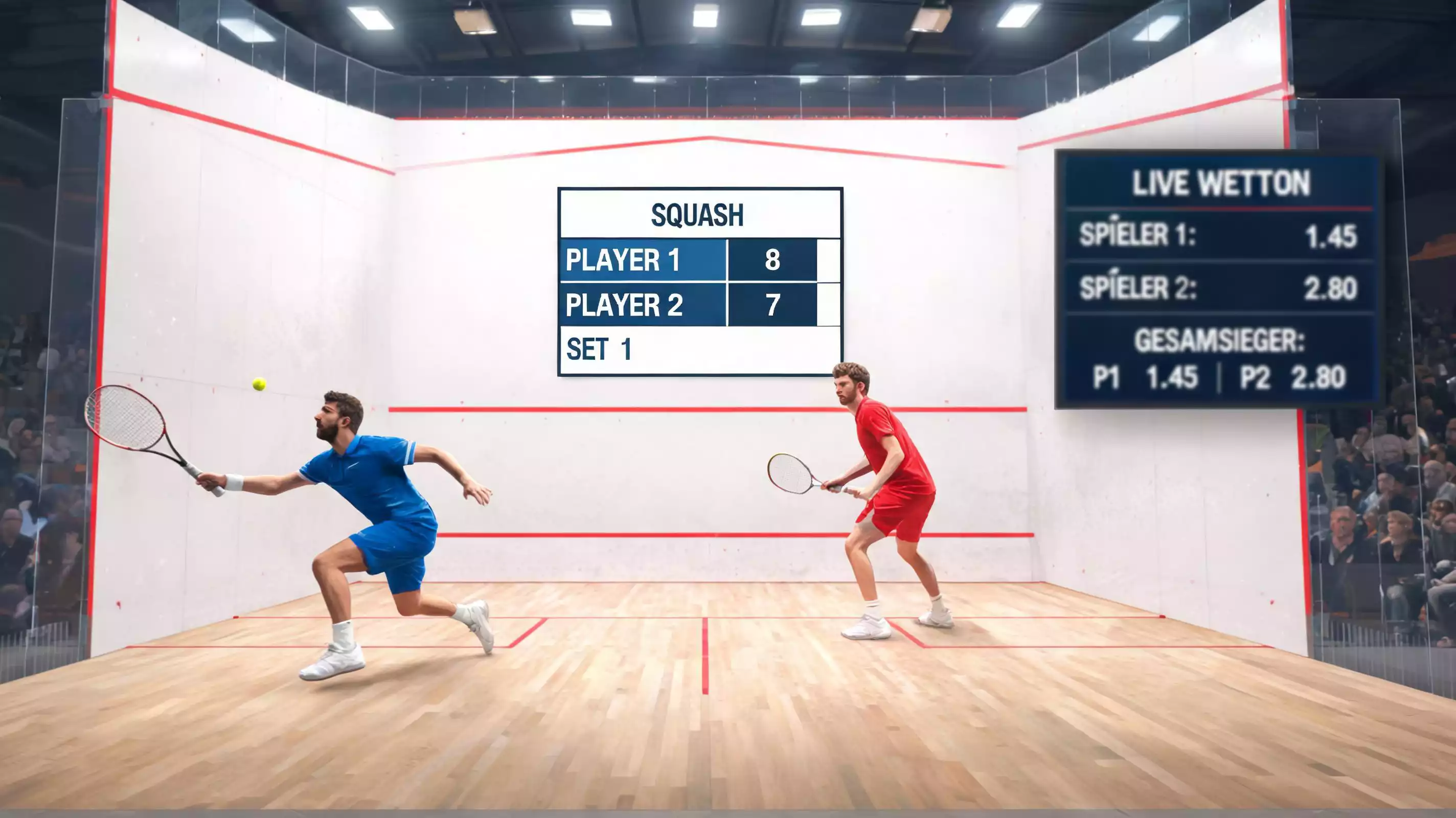 Betano Squash Live-Wetten – In-Play-Märkte und dynamische Quoten für laufende PSA-Tour-Matches