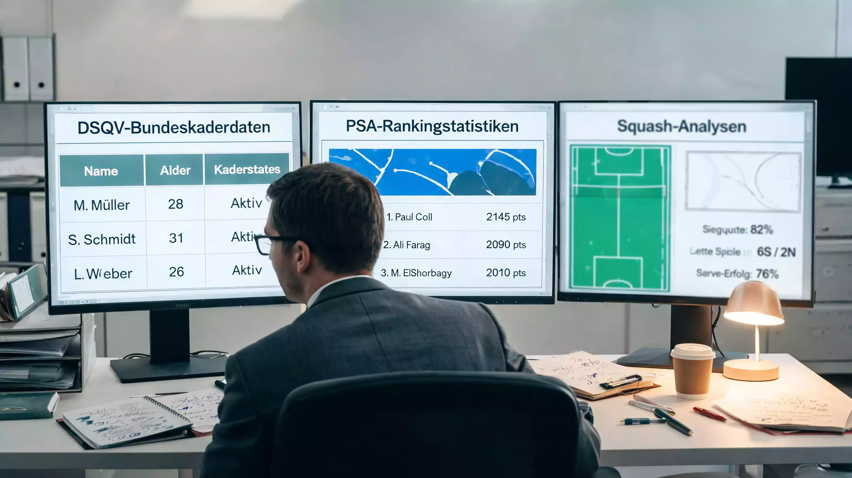 DSQV-Daten für Squash-Wetten nutzen – Bundeskader und PSA-Statistiken als Informationsvorsprung für Sportwetter