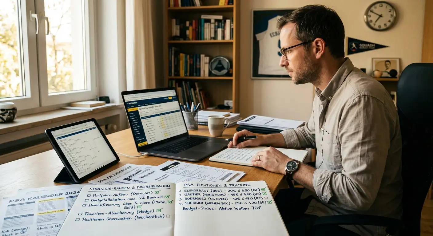 Squash Langzeitwetten Strategie Empfehlung – Diversifikation und Budgetmanagement für Outright-Wetten