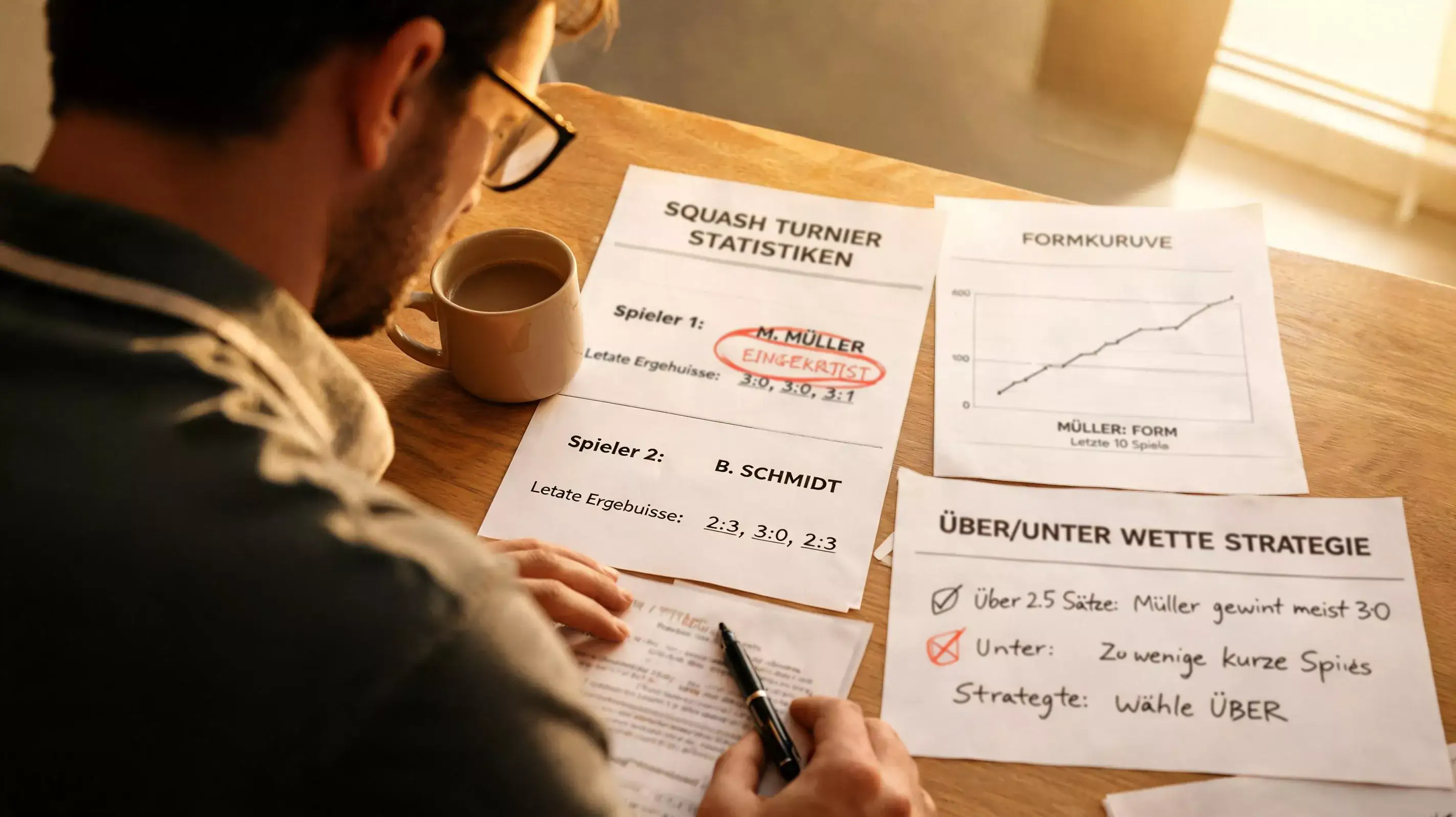 Squash Über Unter Wetten Wert Berechnung – implizite Wahrscheinlichkeit und Value Analyse
