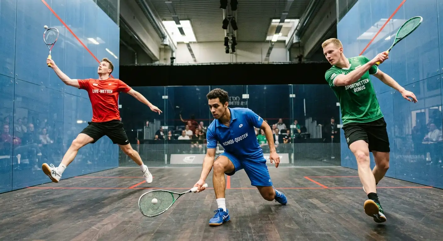 Top Squash-Buchmacher in Deutschland 2026 – NEO.bet, Betano und Bet365 im Direktvergleich